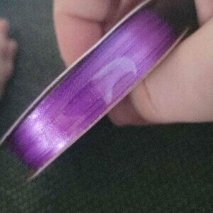 Spoolo Ribbon 1/8 In Purple Ribbon.